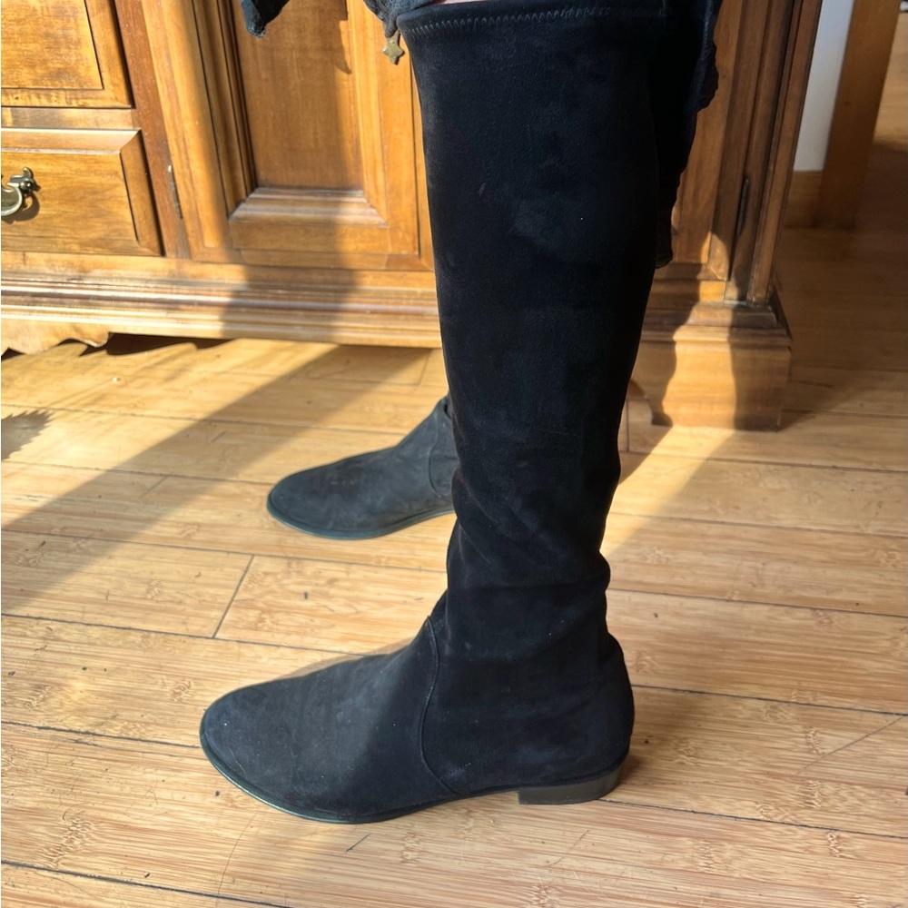 Stuart Weitzman black Knee high boots size 10